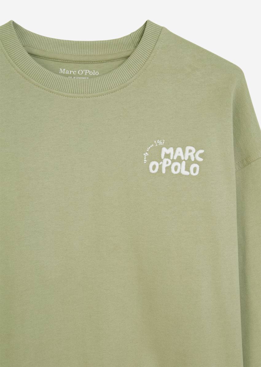 TEENS-GIRLS sweatshirt with logo embroidery on both sides