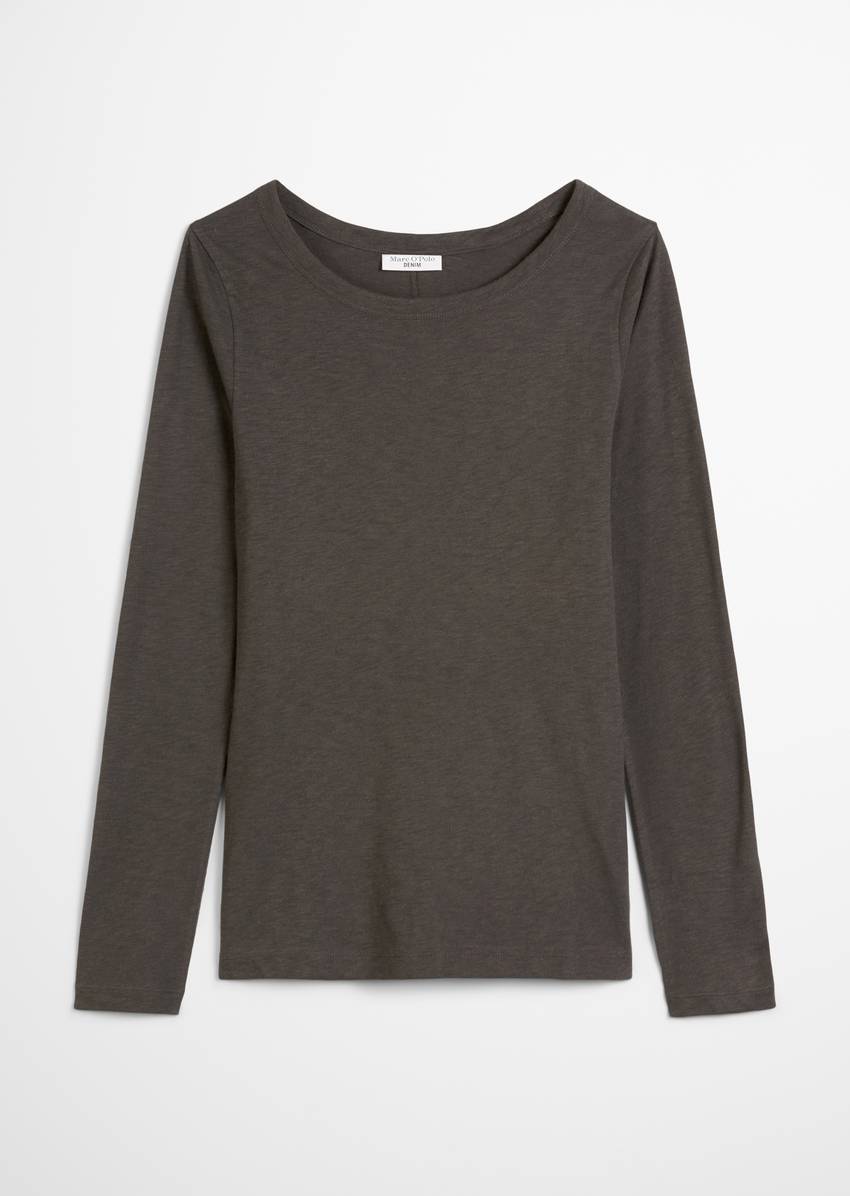 DfC longsleeve slim made from particularly soft slub jersey