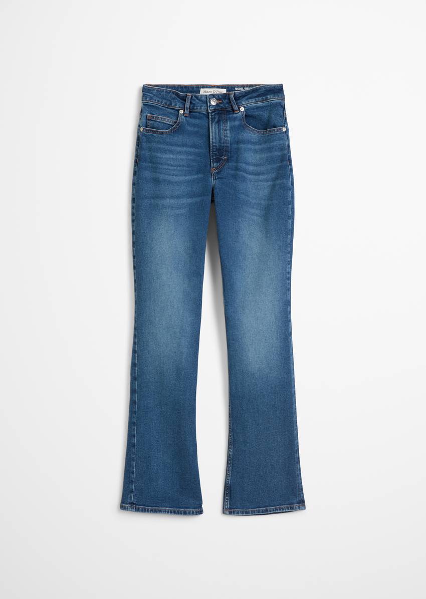 Jeans model Kiruna flared made from organic cotton blend stretch