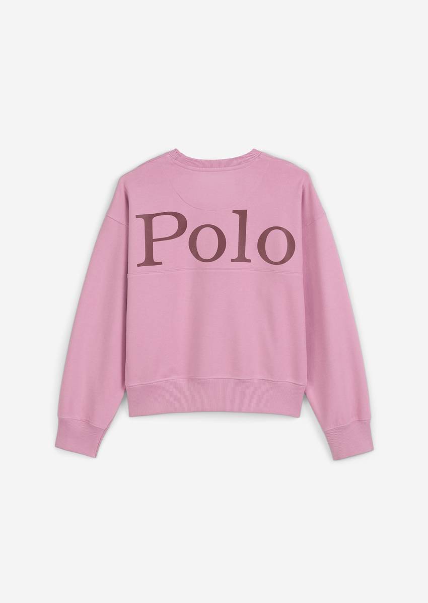 TEENS-GIRLS logo sweatshirt made from organic cotton