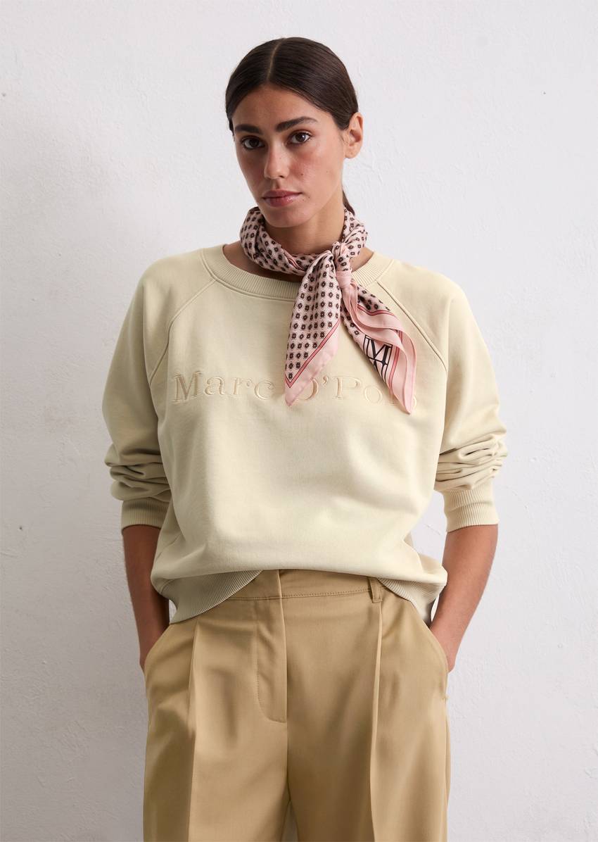 Logo sweatshirt relaxed made from organic cotton