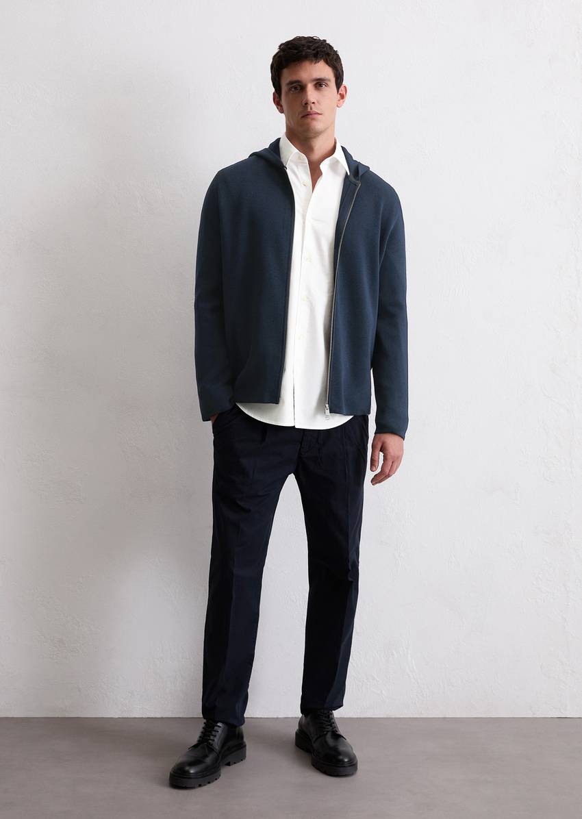 DfC hooded cardigan made from pure organic cotton