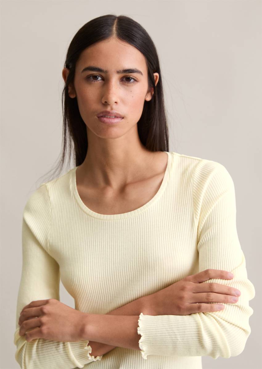 DfC longsleeve slim made from organic cotton stretch