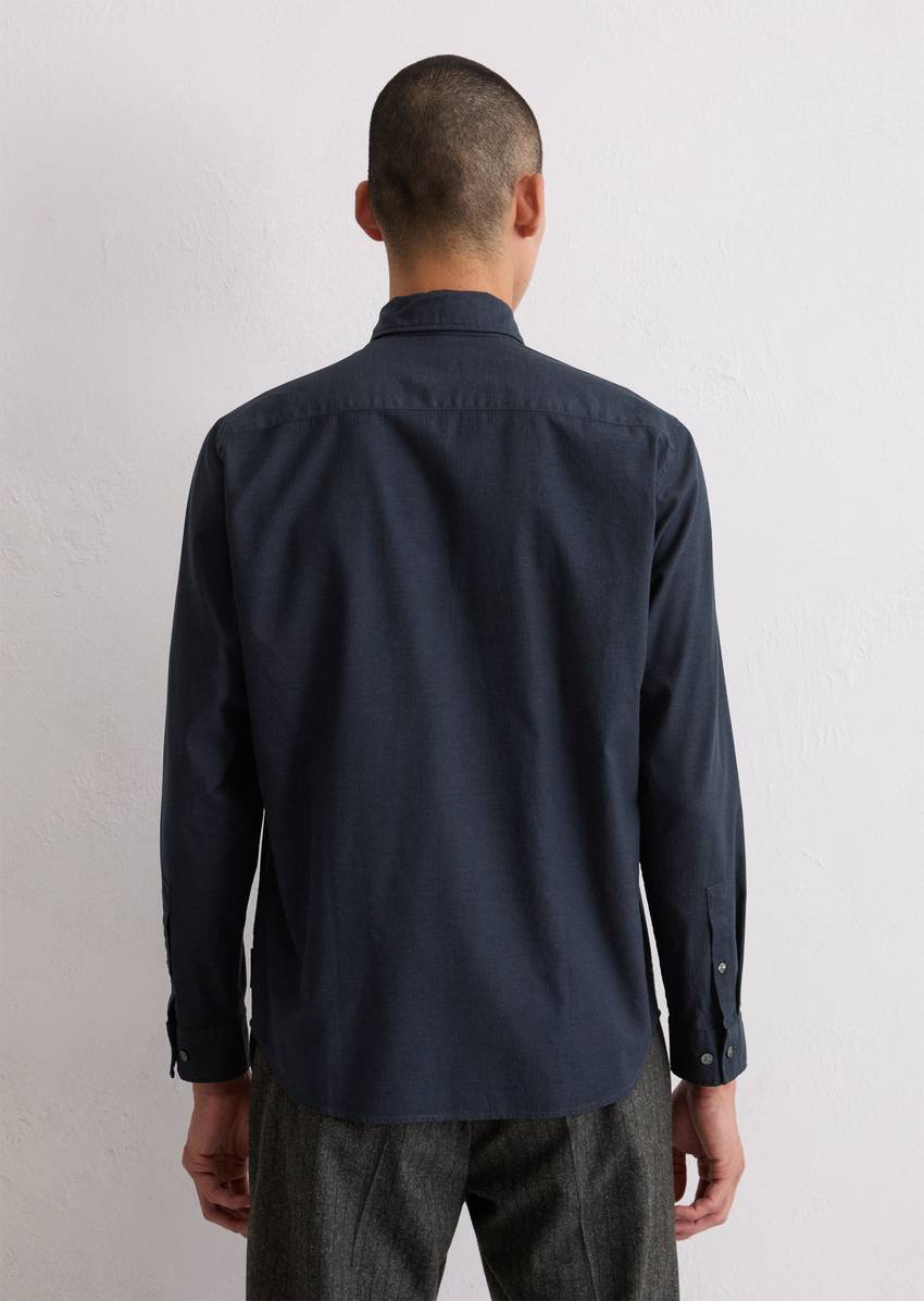 Regular shirt made from pure organic cotton