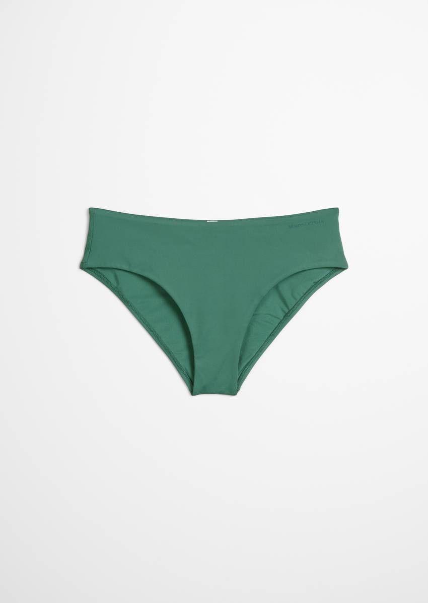 Bikini panty made from recycled material