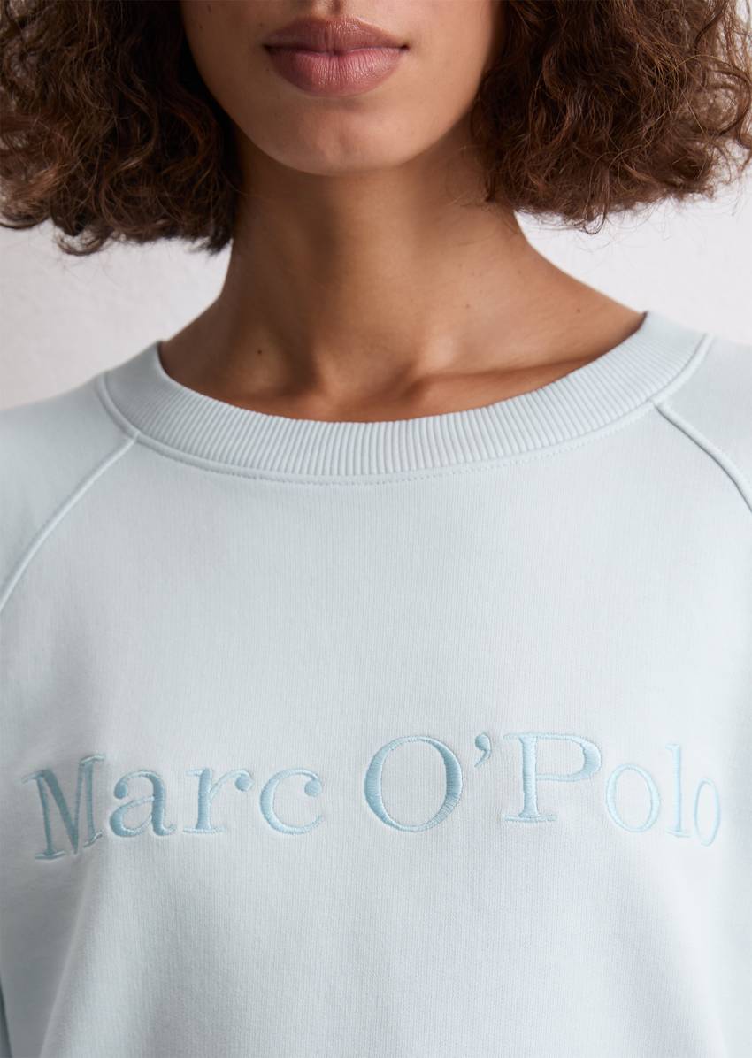 Logo sweatshirt relaxed made from organic cotton