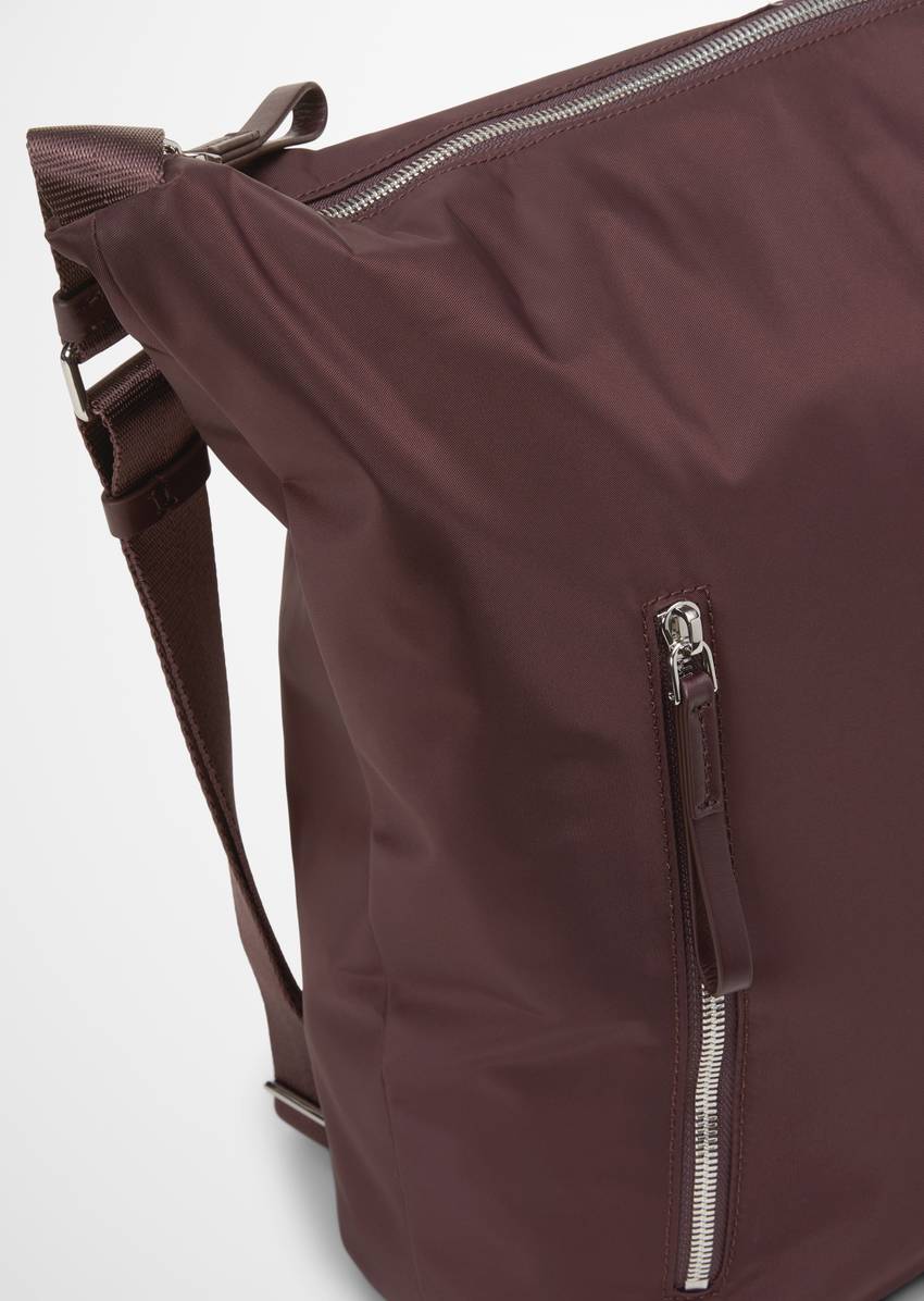 Hobo bag medium made from recycled material