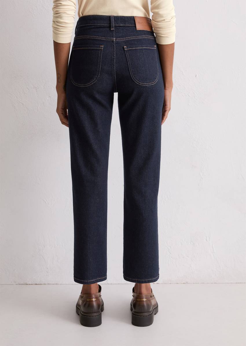 Jeans model Linde straight cropped made from cotton-lyocell stretch