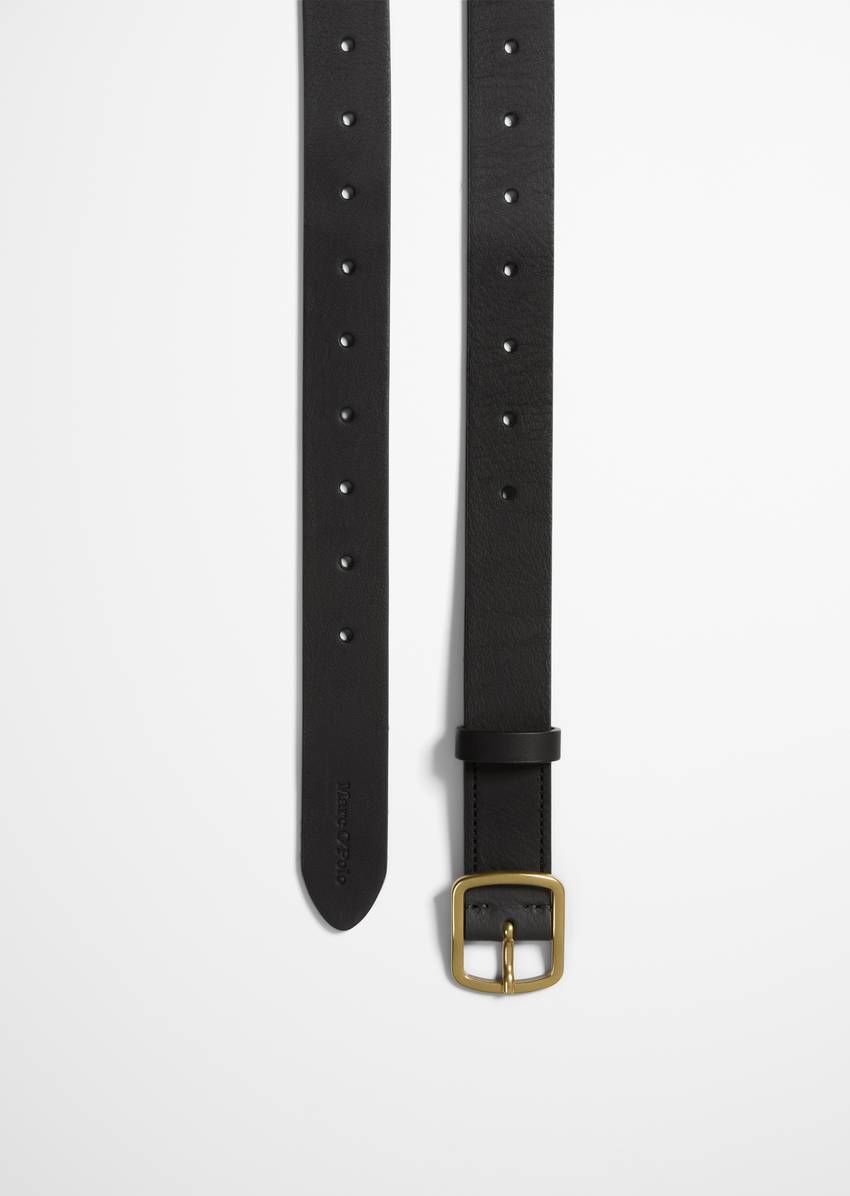 Belt with continuous holes for individual width