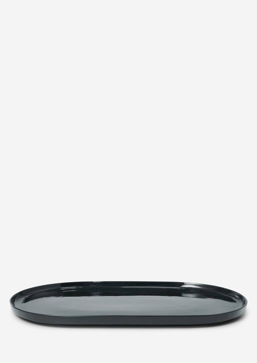 Model Moments serving platter from porcelain