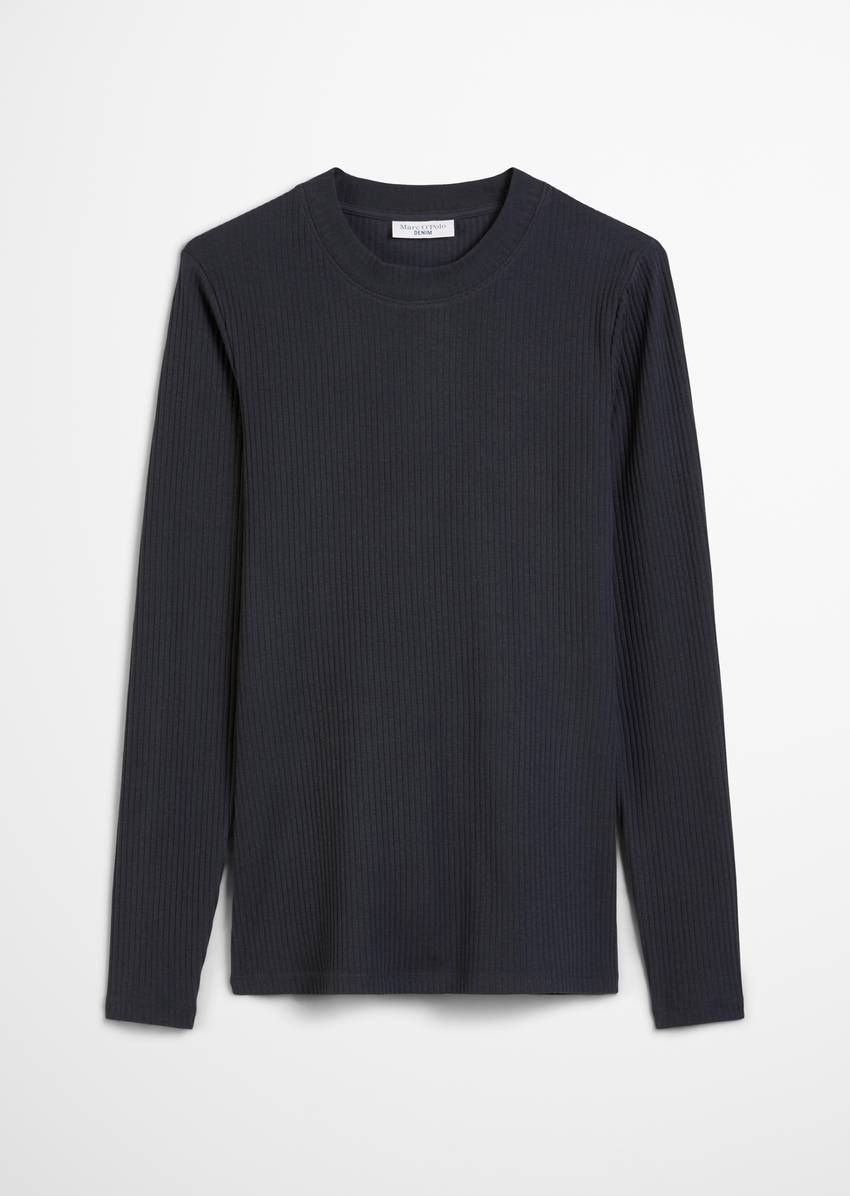 Longsleeve slim made from ribbed jersey