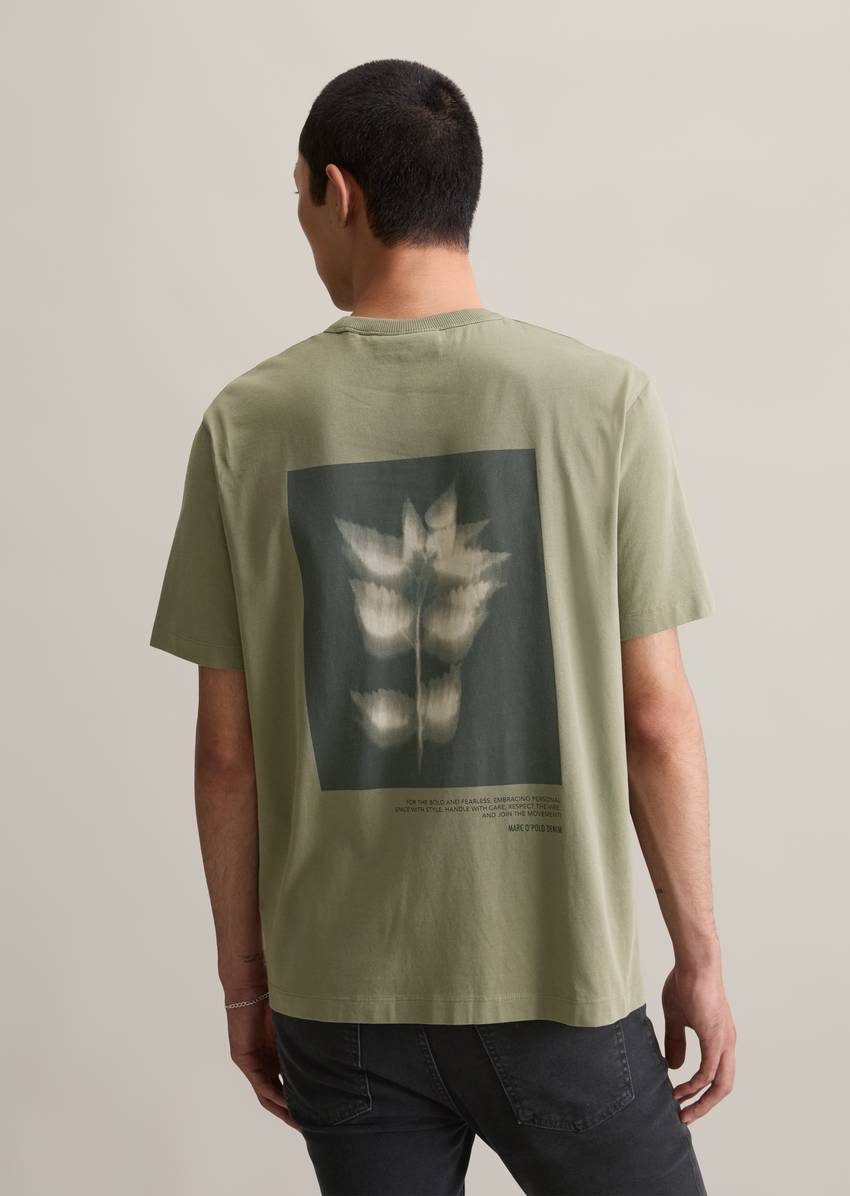 Relaxed T-shirt with large photo print on the back