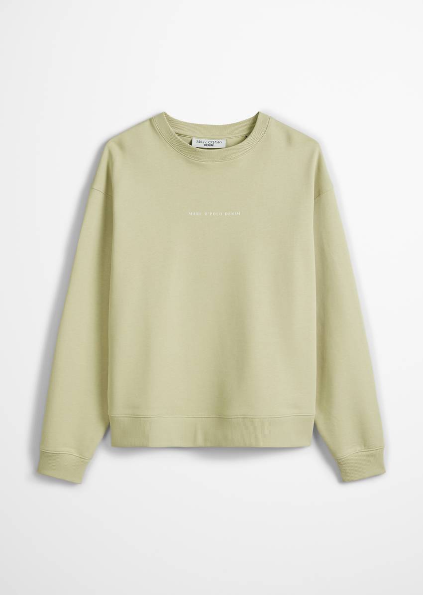 Oversize sweatshirt made from soft French terry