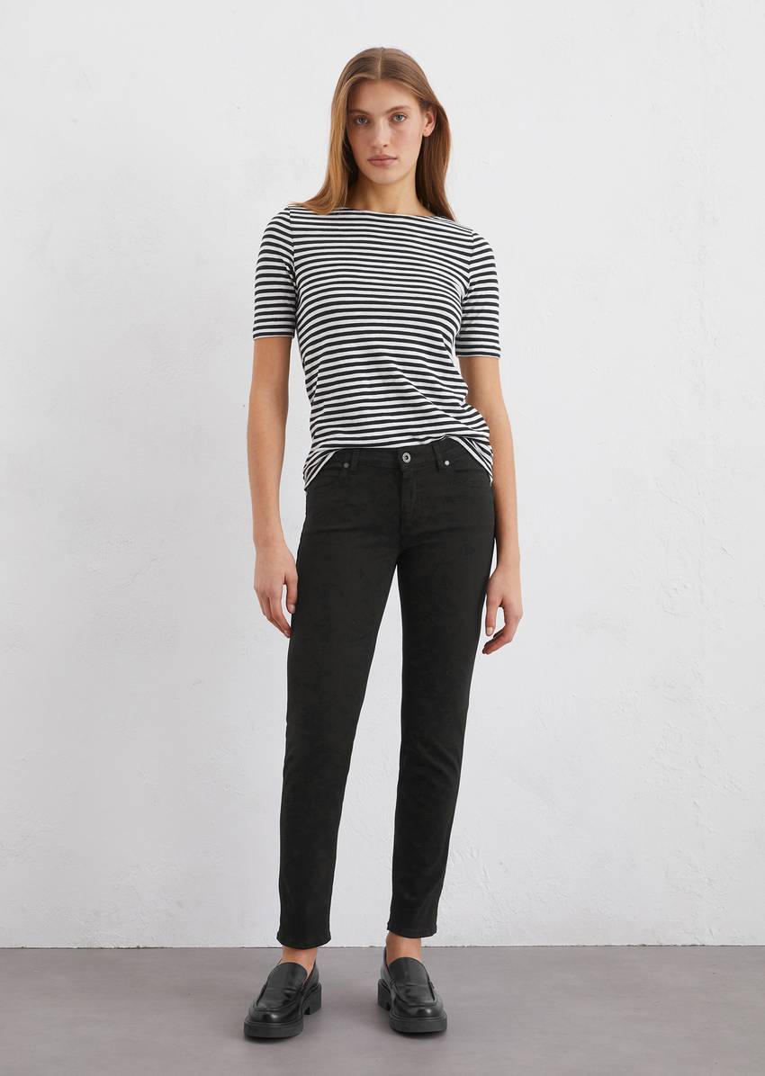 Pants model Lulea slim made from a lyocell-cotton mix