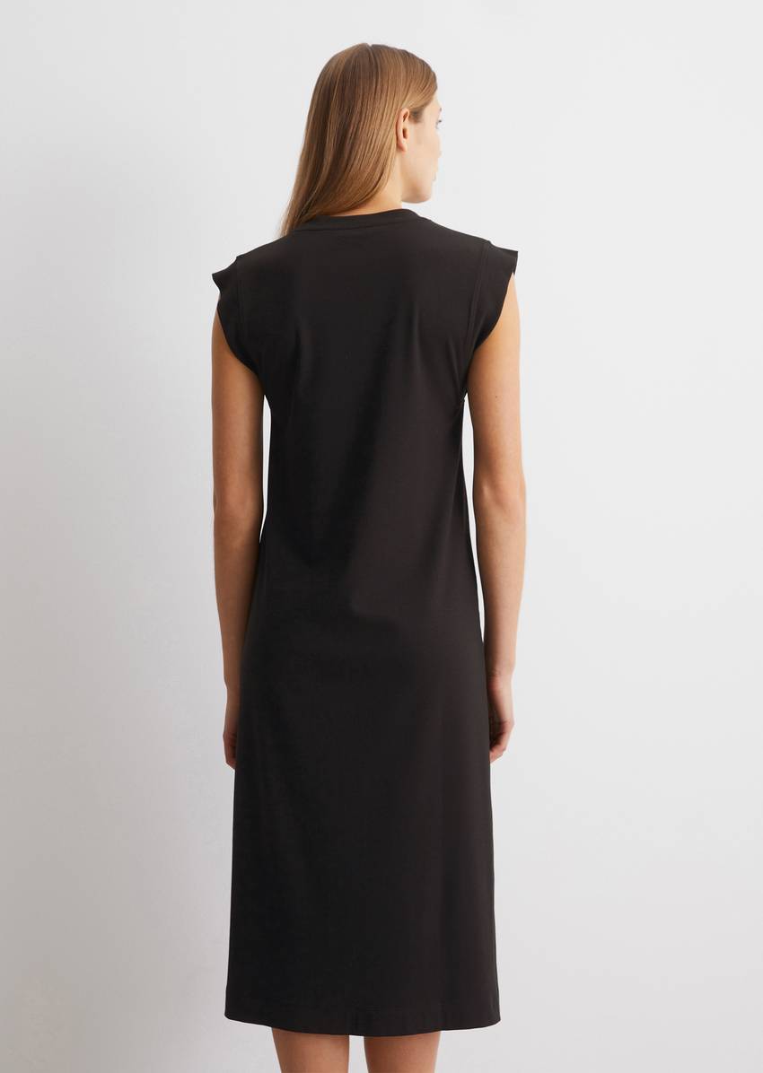 Lounge dress made from soft ribbed jersey