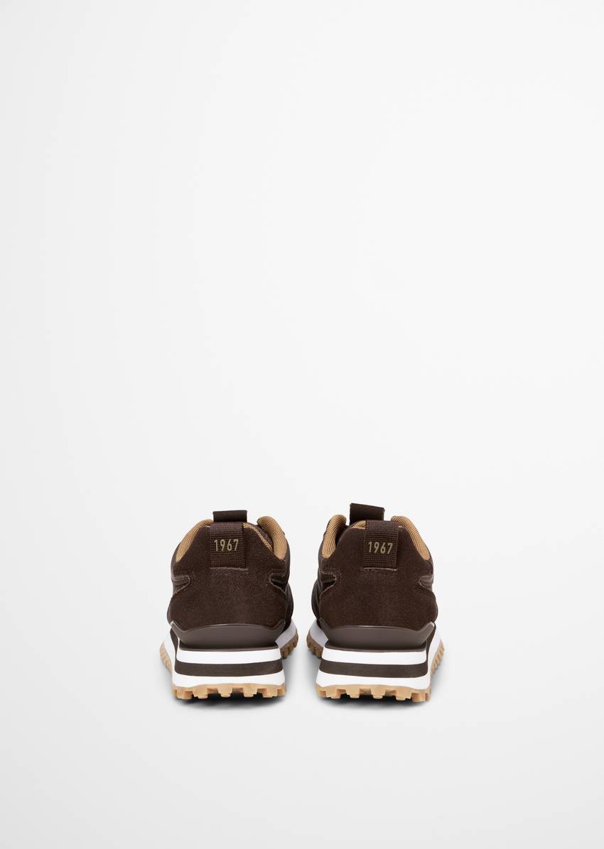 Slip-on sneaker model Bjorna made from suede and neoprene