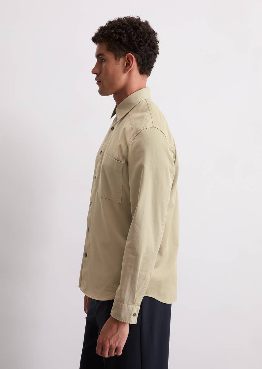 Regular shirt made from soft organic cotton twill