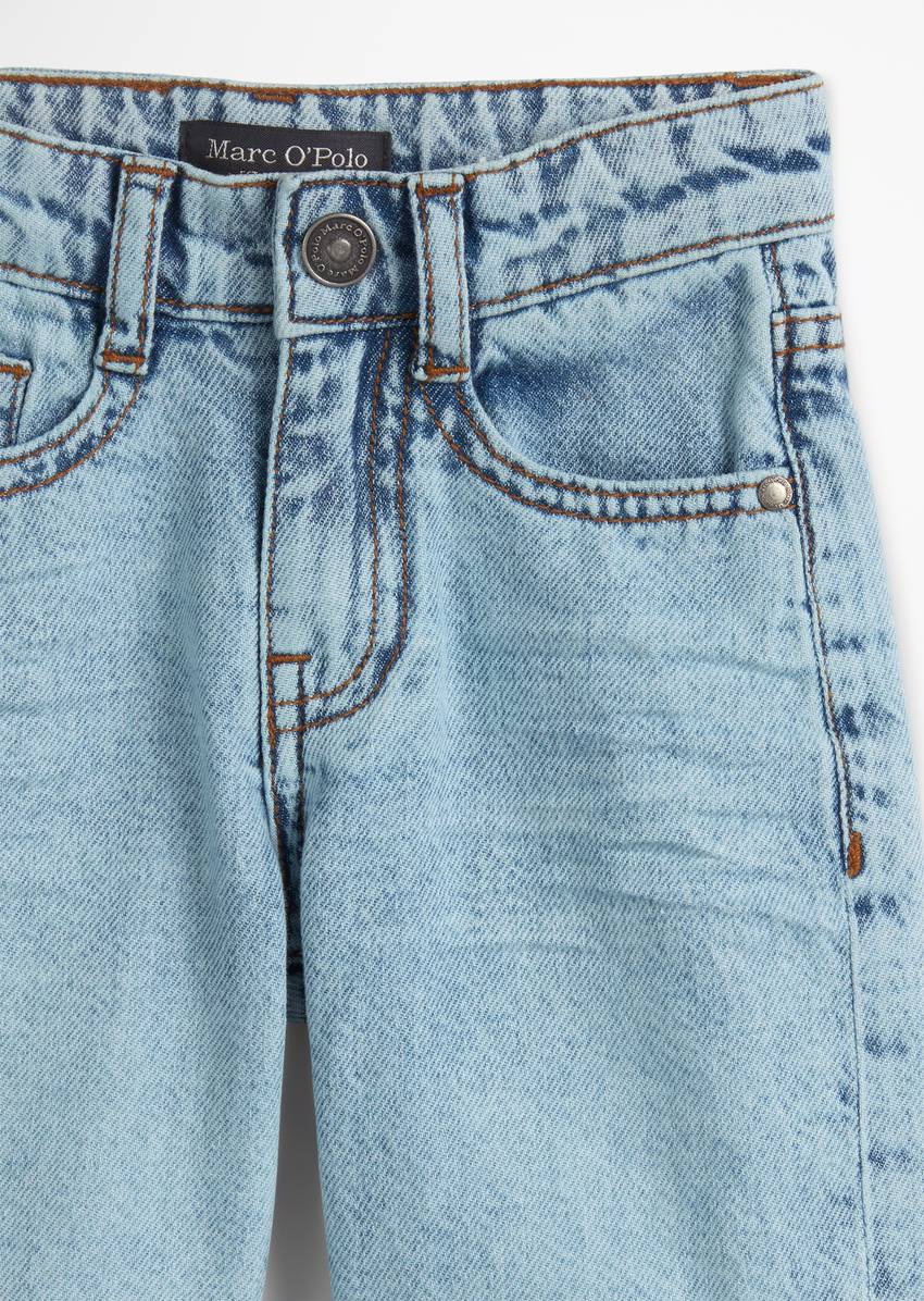 KIDS-BOYS denim shorts made from pure organic cotton