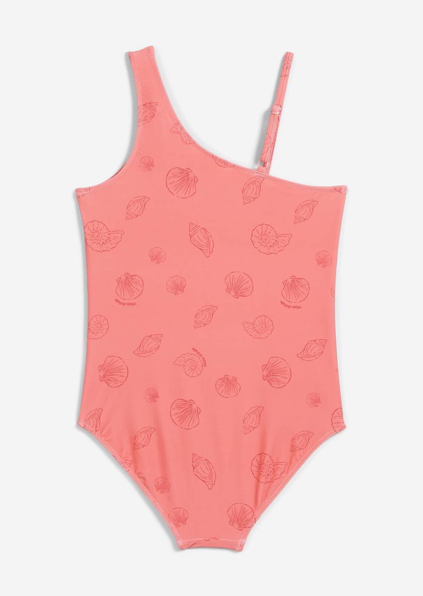 TEENS-GIRLS swimsuit with asymmetrical strap solution