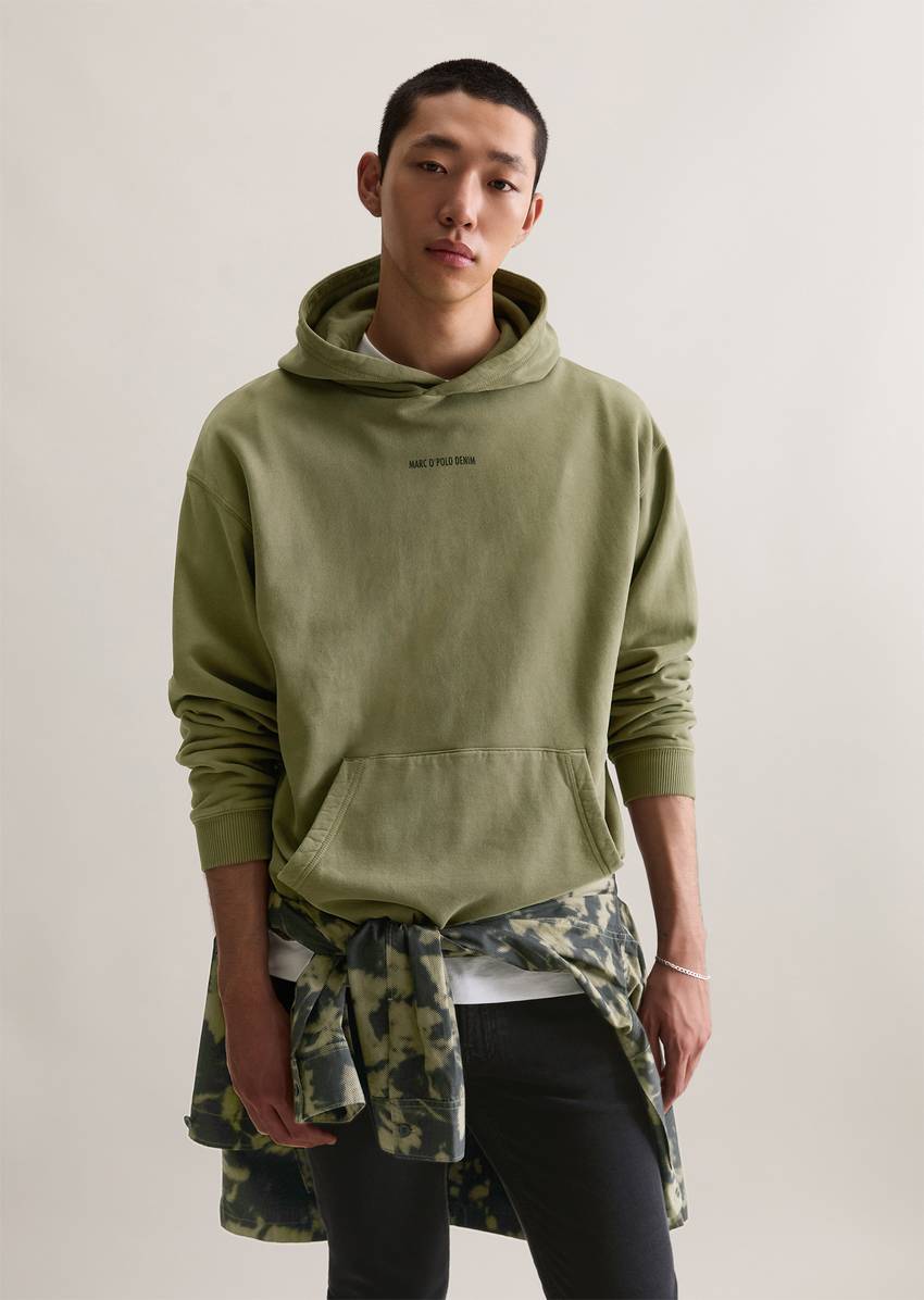 Hoodie relaxed made from soft touch organic cotton sweat