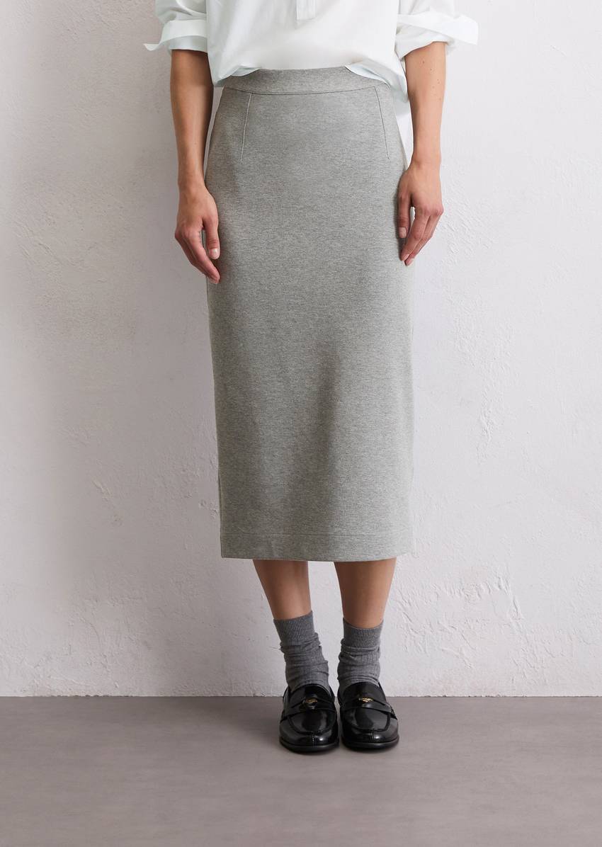 Jersey skirt regular made from interlock quality