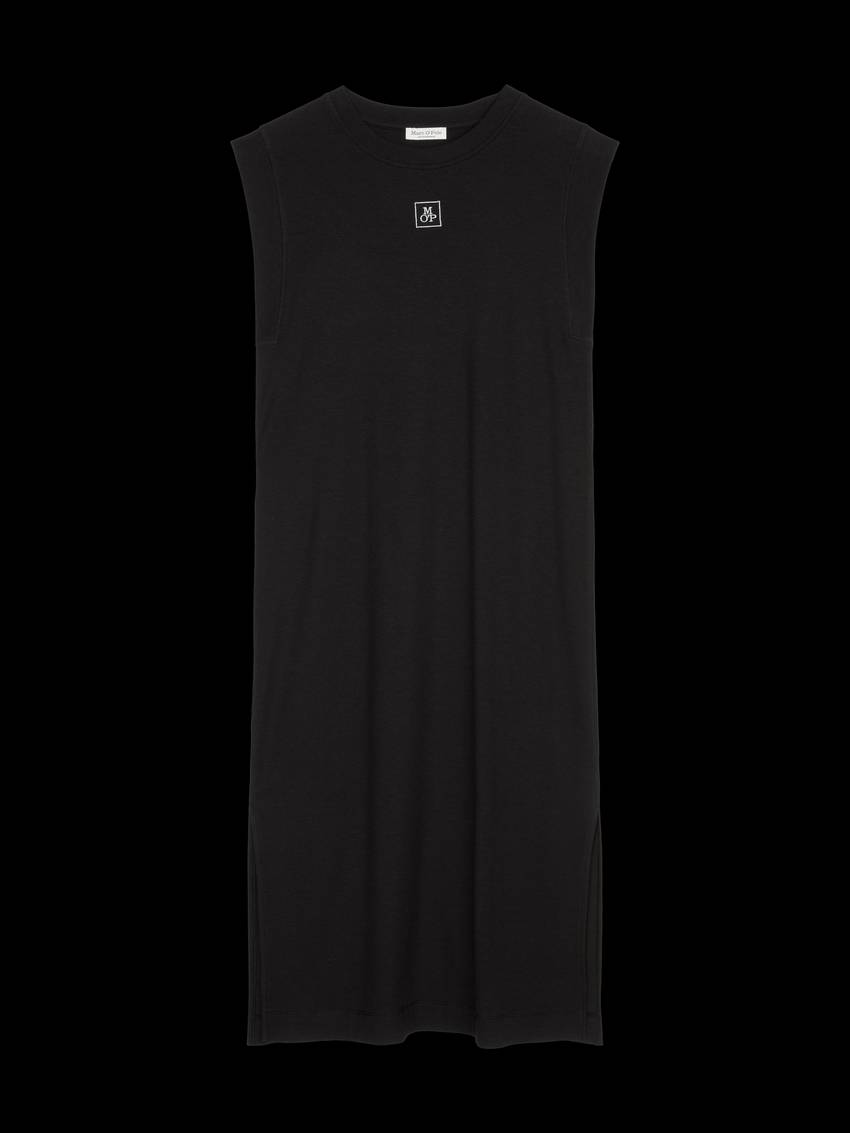 Lounge dress made from soft ribbed jersey