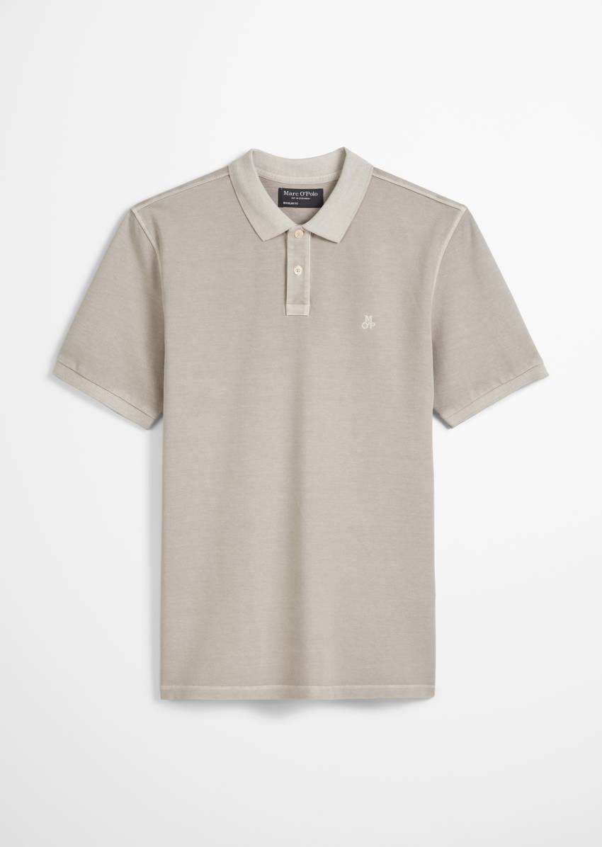 Piqué regular polo shirt made from organic cotton