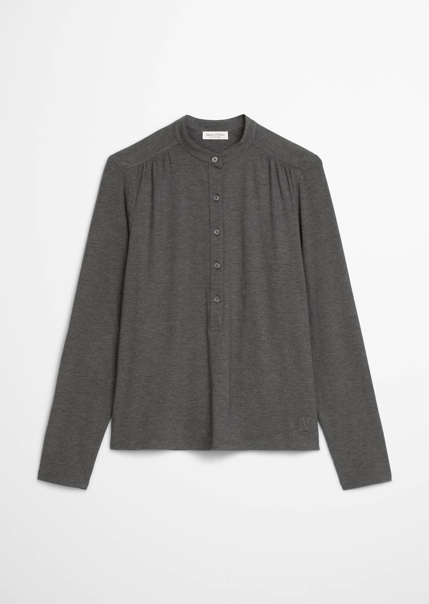 Relaxed jersey blouse with TENCEL™ Modal