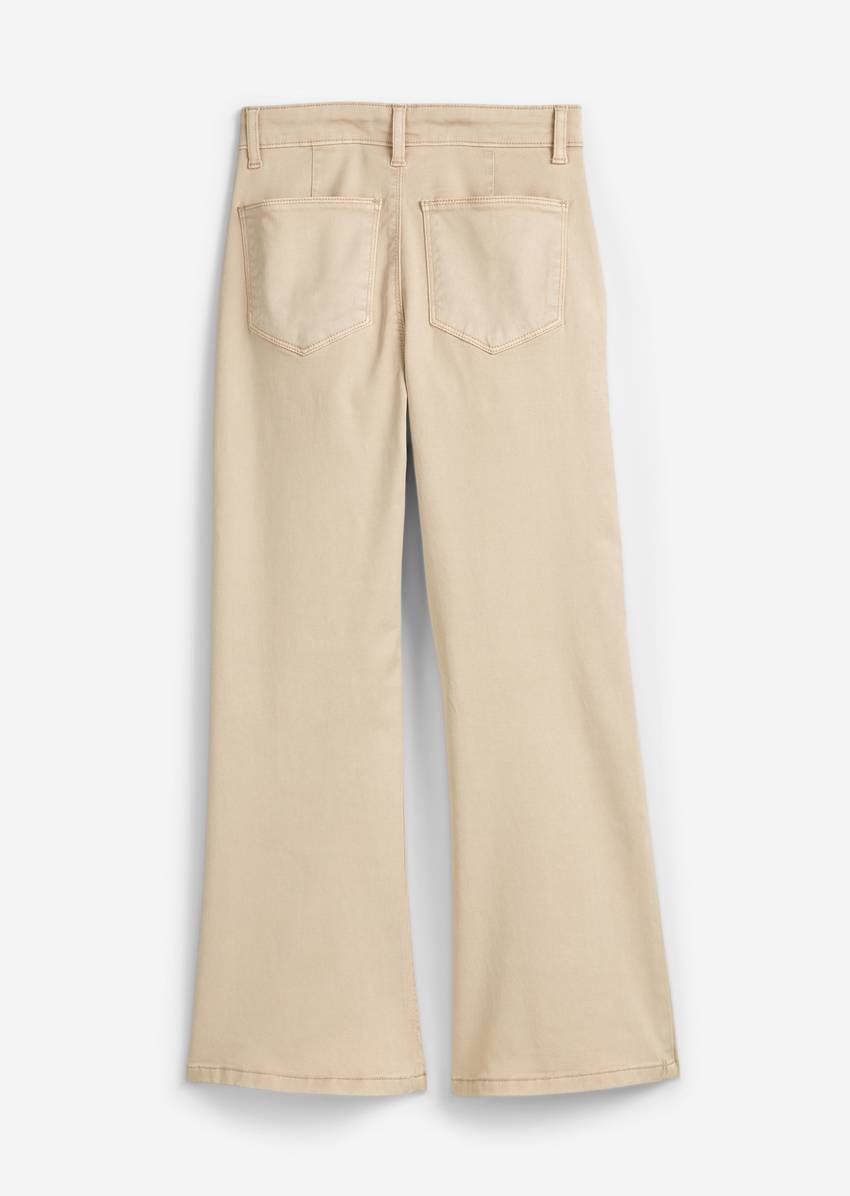 TEENS-GIRLS trousers made from an organic cotton blend