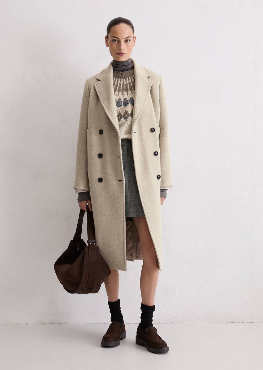 Blazer coat regular made from an Italian wool blend