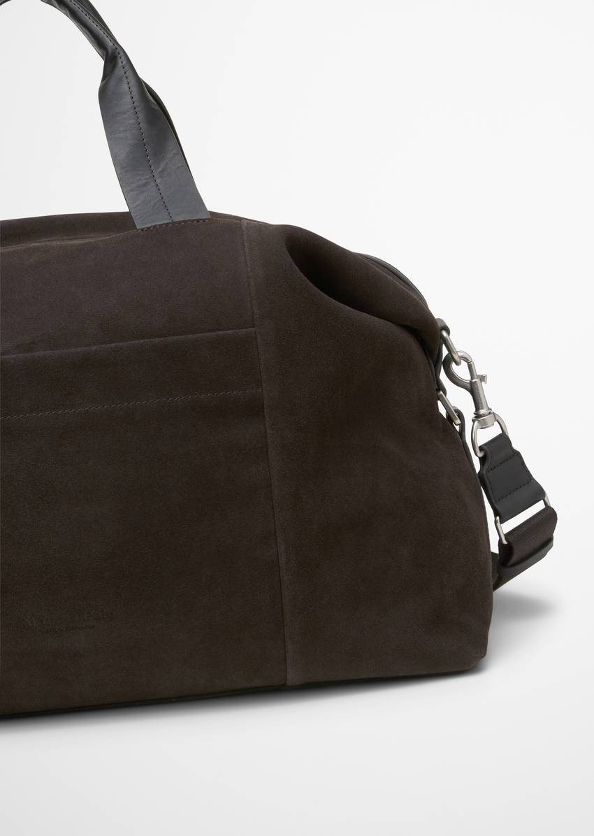 Weekender made from soft suede cowhide