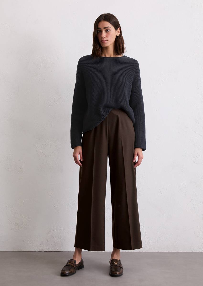 DfC knitted sweater oversize made from heavyweight organic cotton