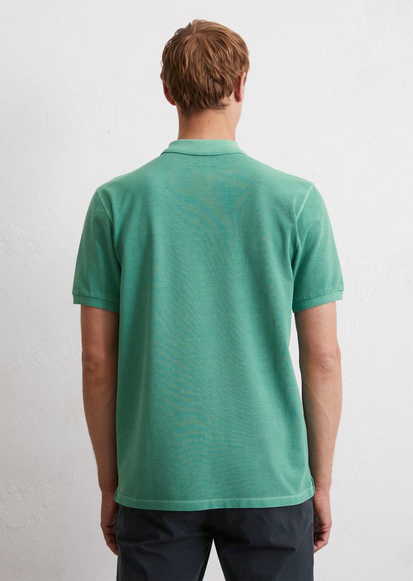 Piqué regular polo shirt made of organic cotton
