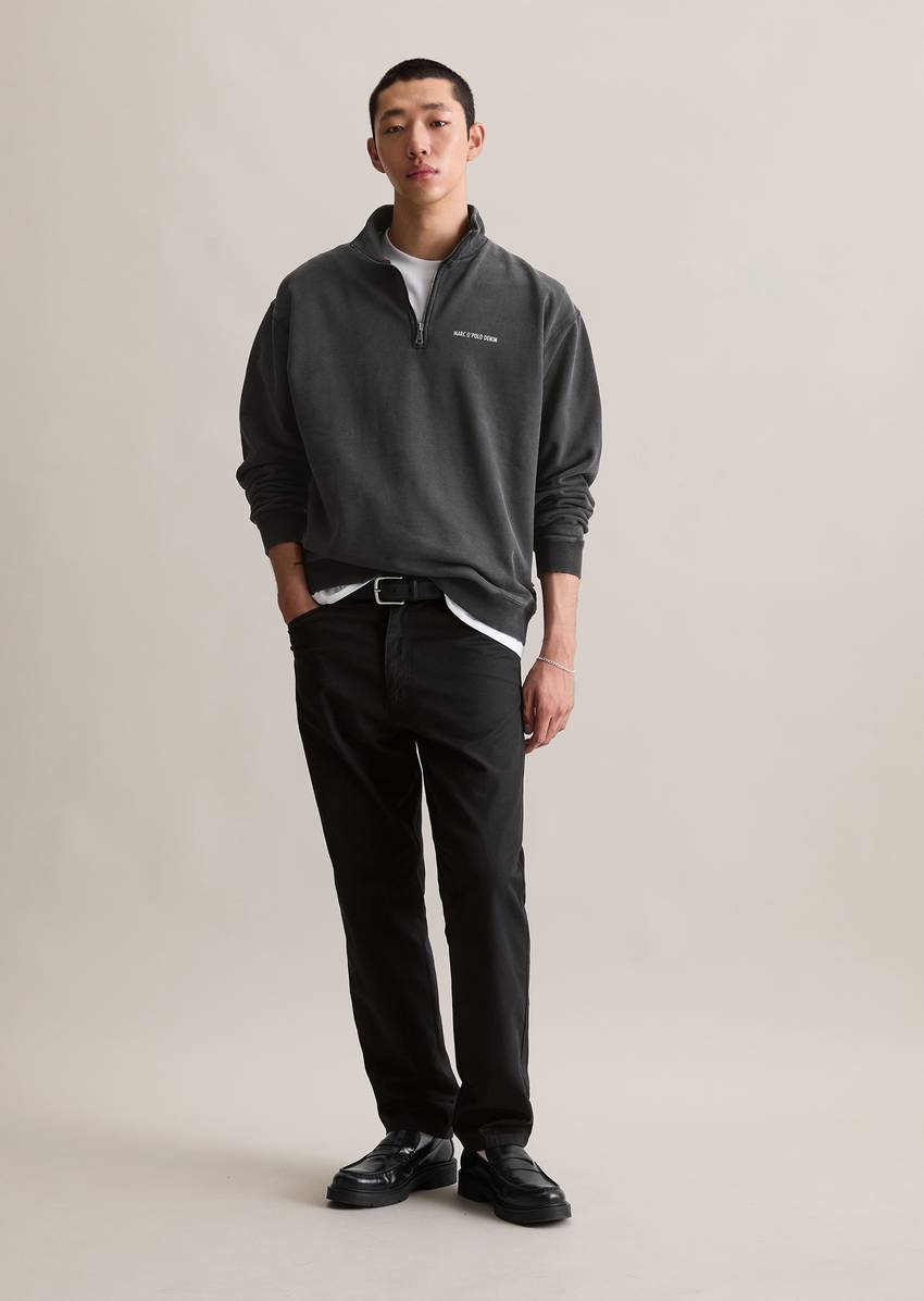 Troyer relaxed made from soft touch organic cotton sweat