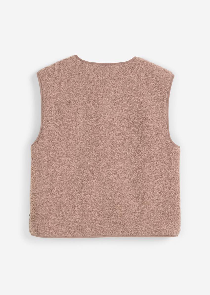 TEENS-GIRLS teddy vest with soft fleece inside