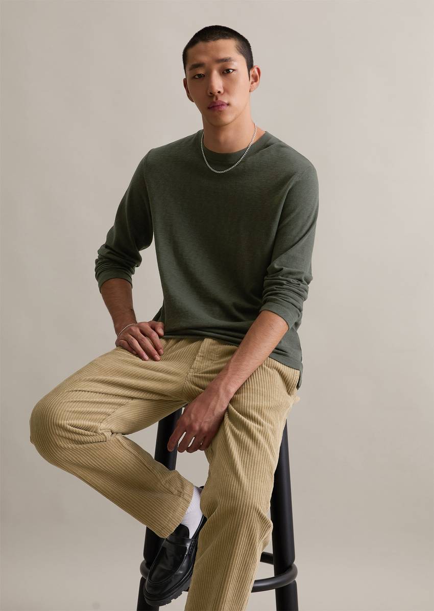 DfC Longsleeve regular in heavy slub jersey quality