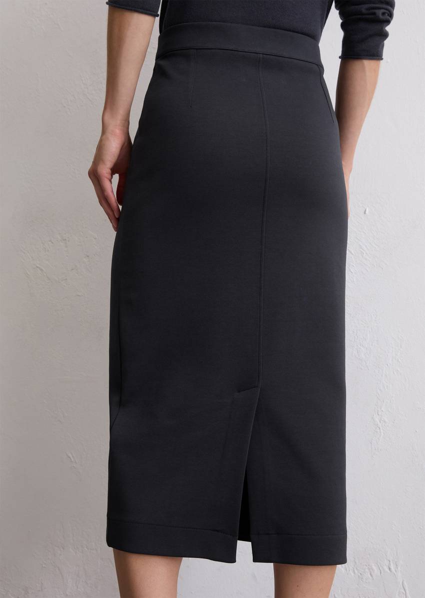 Jersey skirt regular made from interlock quality
