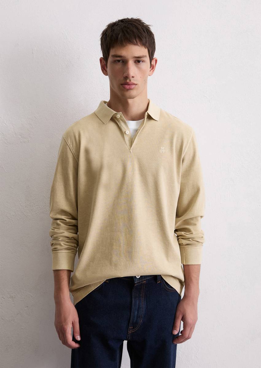 Polo shirt jersey regular made from pure organic cotton