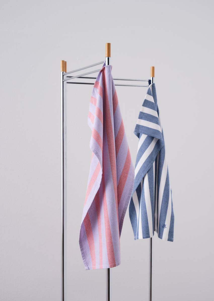 Striped tea towel In pack of 2