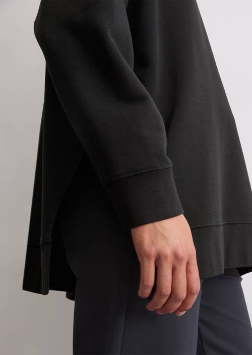 Logo sweatshirt loose made from organic cotton