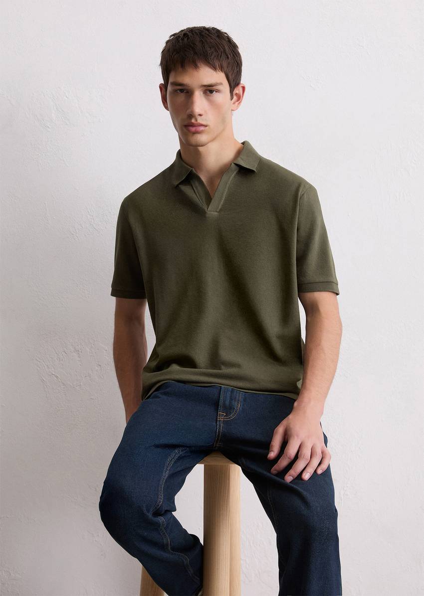 DfC polo shirt jersey regular made from pure organic cotton