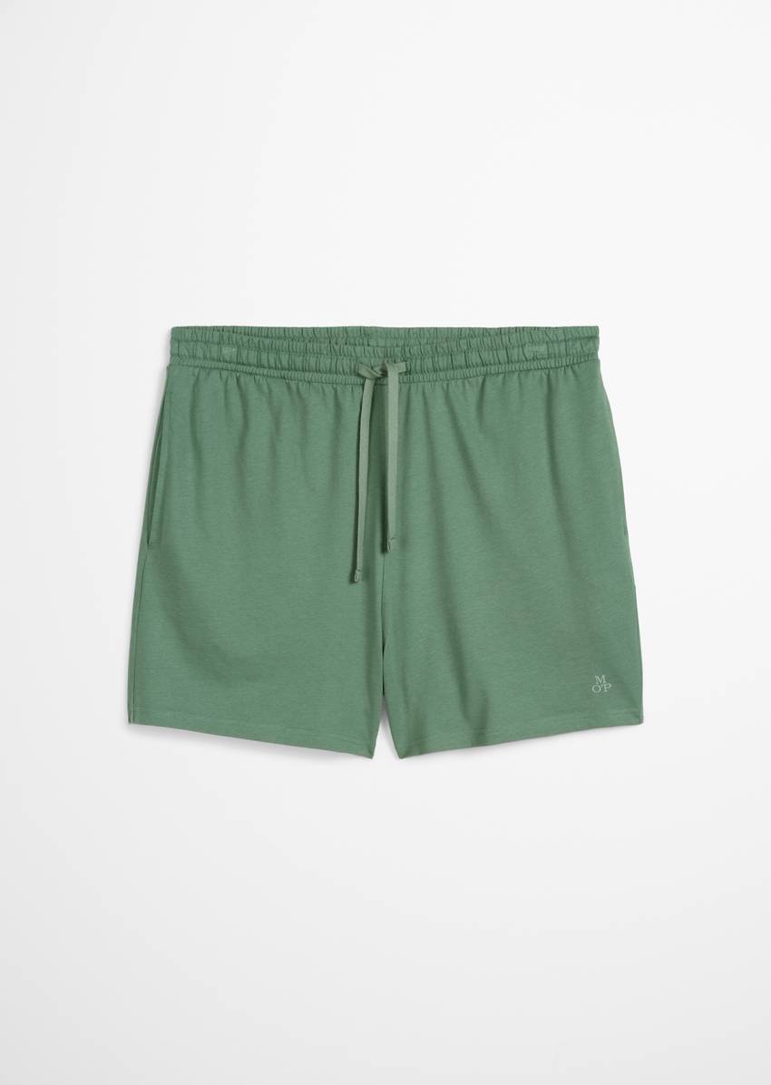 Lounge jersey shorts made from organic cotton
