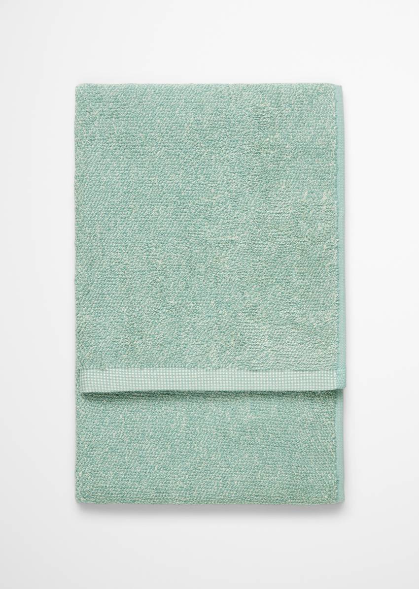 Towel model Timeless melange made from organic cotton terry