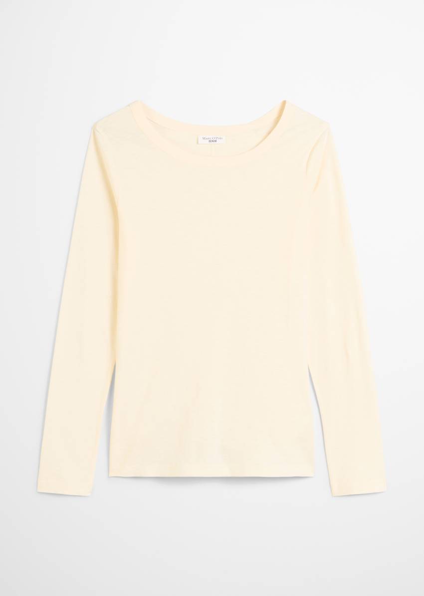 DfC longsleeve slim made from particularly soft slub jersey