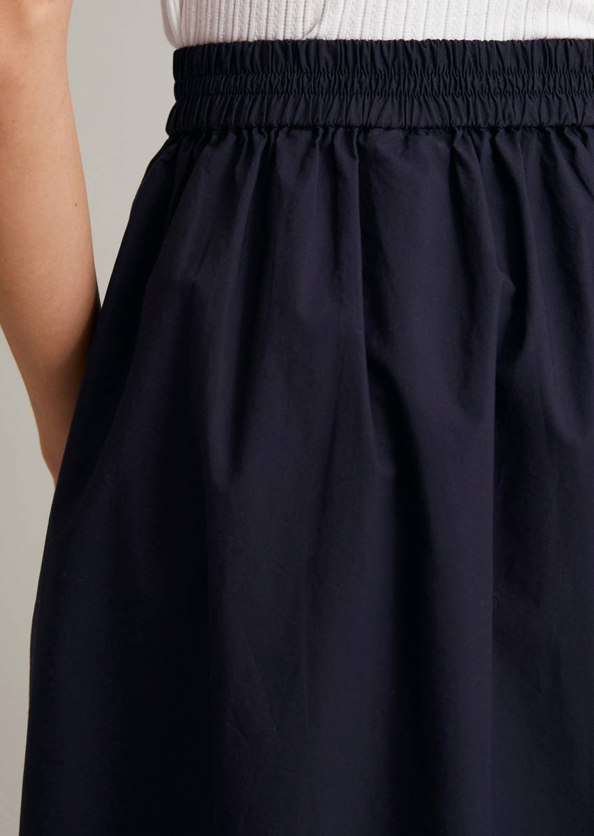 Flared skirt made from Papertouch Poplin