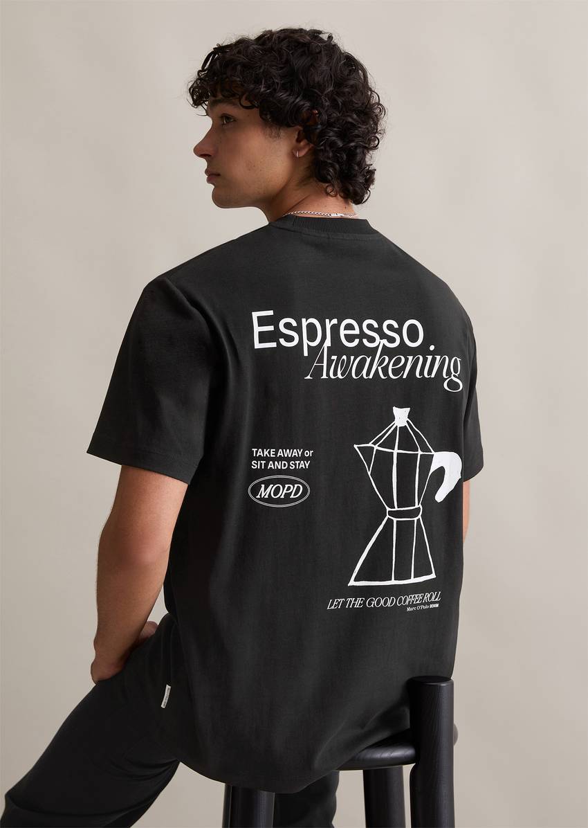 Relaxed T-shirt with casual back print