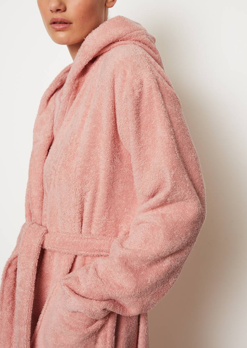 Ladies' bathrobe model Timeless With hood