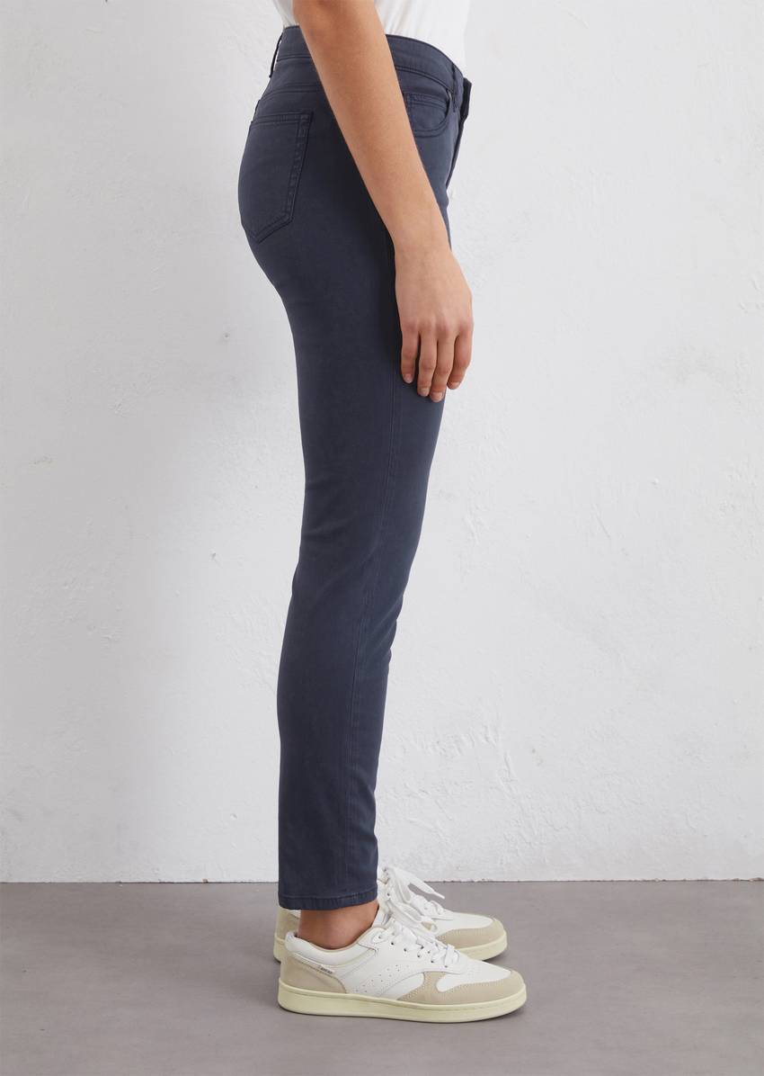 Pants model Lulea slim made from a lyocell-cotton mix