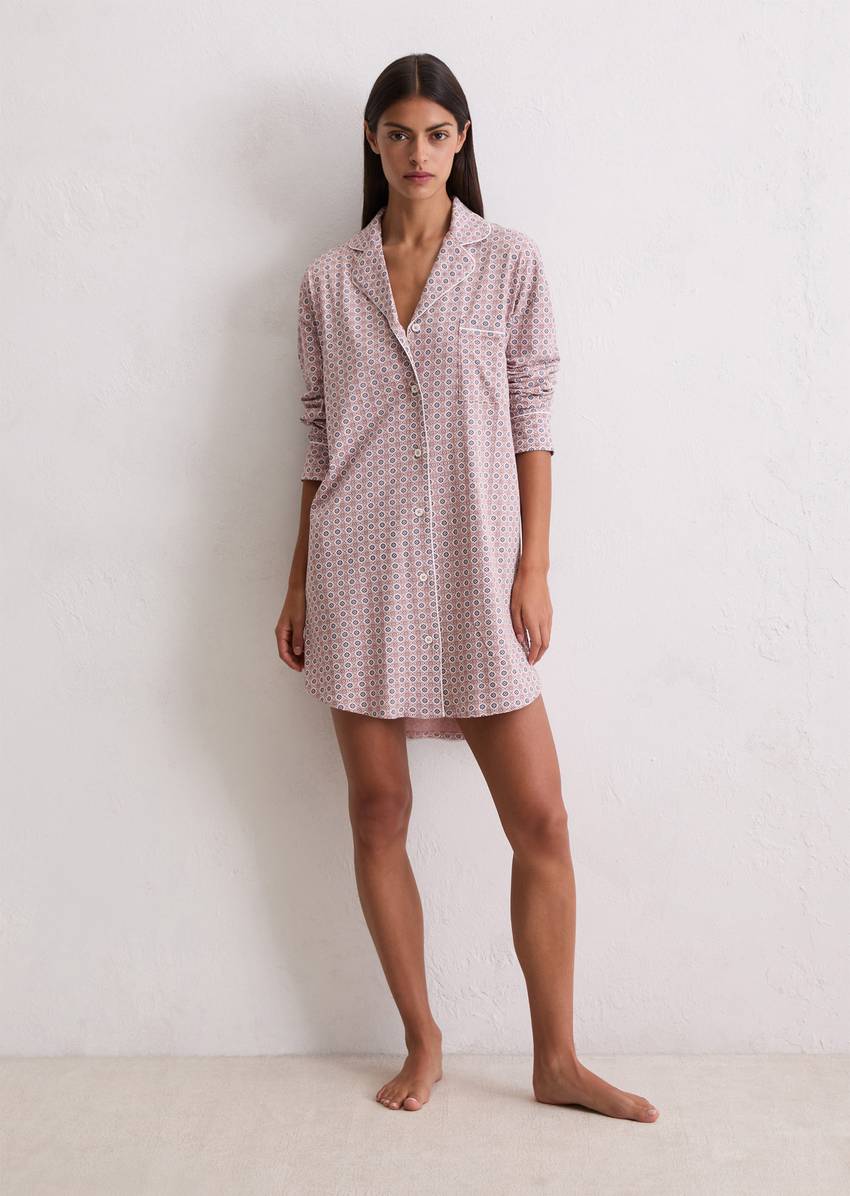 Lounge longshirt made from pure organic cotton