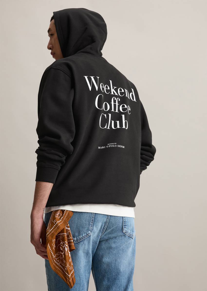 Hoodie relaxed with casual back print